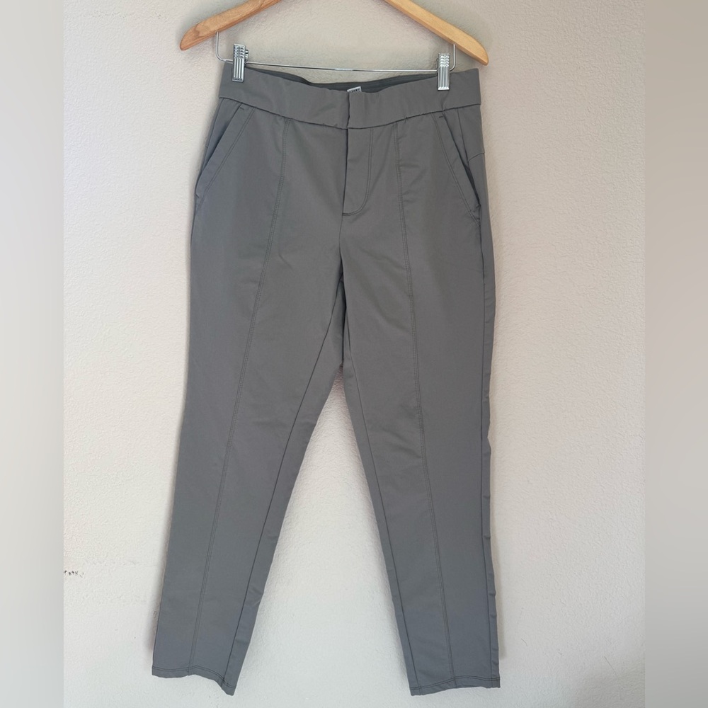 90 Degree By Reflex Women's Gray Straight-Leg Pants
